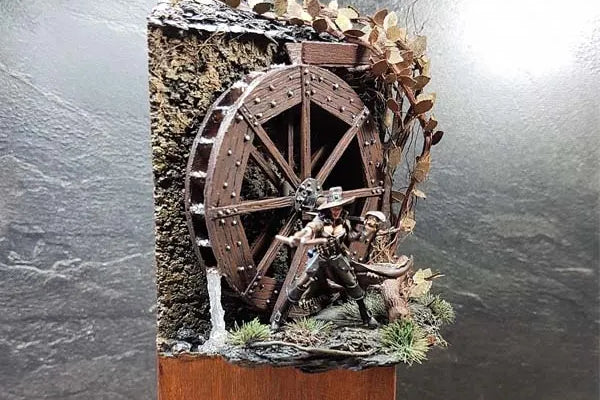 Waterrad Diorama