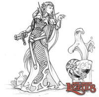 Arilyn Water Sorceress 02563 (metal)