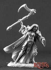 Elori Ebonscythe, Female Cleric 03222 (metal)