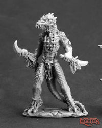 Lizardman Shaman Metal 03607