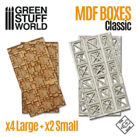 Classic Wood Crates 4+2 Kisten Hout 10298