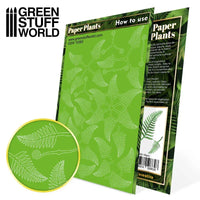 Papierpflanzen – Lasergeschnittene Papierpflanzen Farn 10363