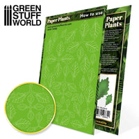 Papierpflanzen – Lasergeschnittene Papierpflanzen Klette 10365