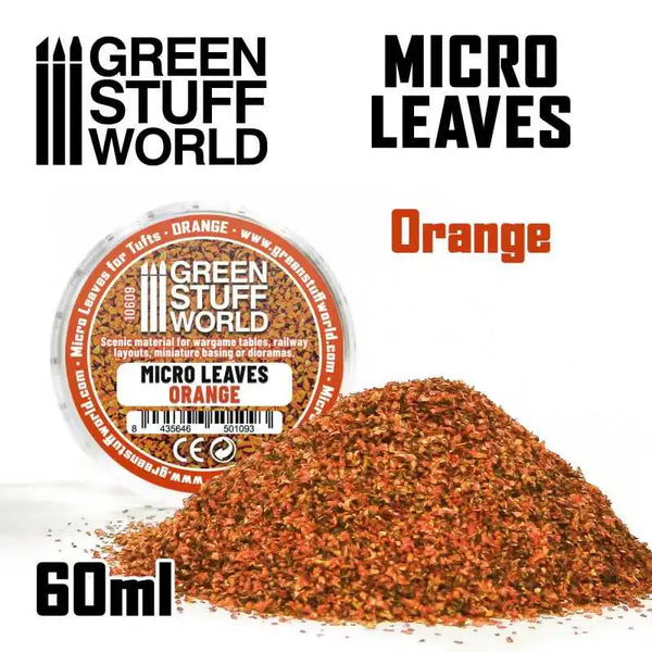 Mini-/Mikroblätter Orangenmischung 10609