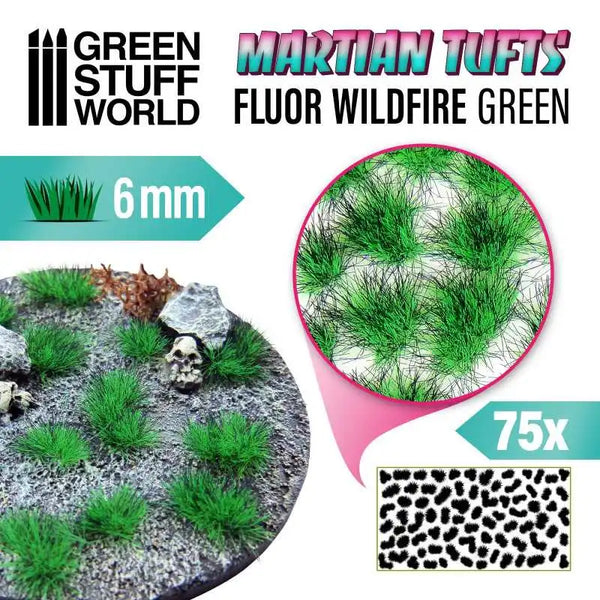 Marsianische Fluorbüschel - FLUOR WILDFIRE GREEN 10677