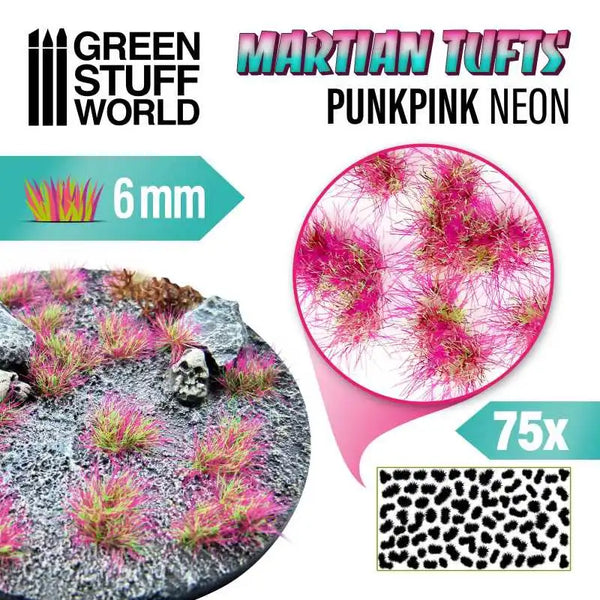 Marsianische Fluorbüschel - PUNKPINK NEON 10681