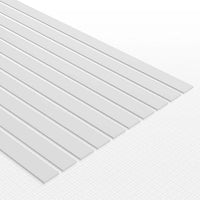 Green Stuff World uPVC Plasticard - Thin 0.50mm x 6mm  10837