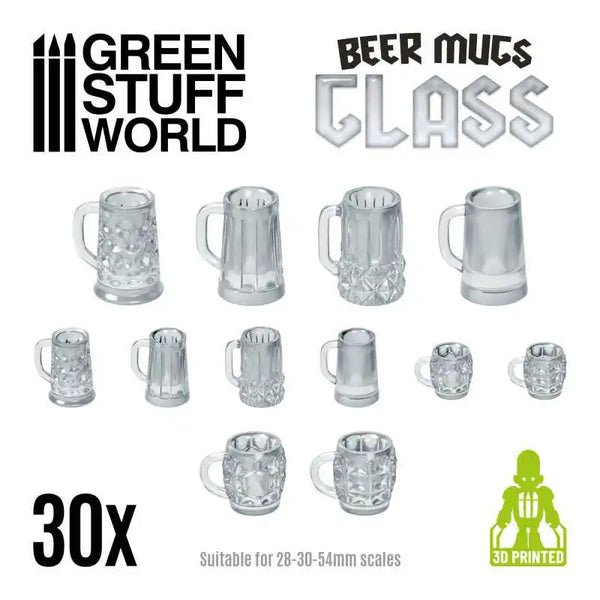 Bierkrüge - Glas 30x 11219