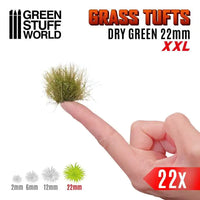 Grasbüschel XXL 22 mm selbstklebend Trockengrün 11449