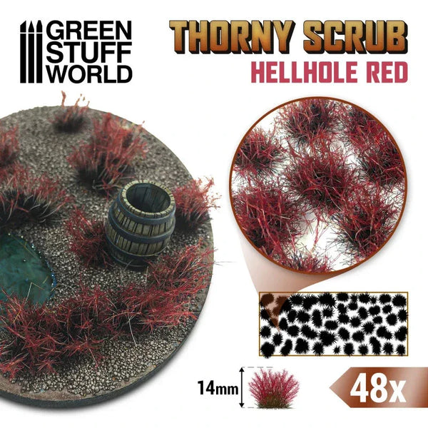 Dornige, stachelige Strumpfhosen - HELLHOLE RED 11505