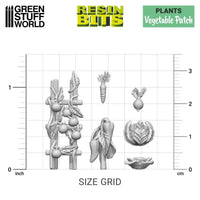 3D-gedrucktes Set – Gemüsebeet Gemüsegarten 11610
