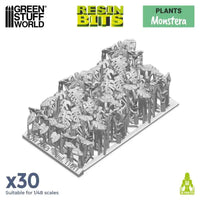 3D-gedrucktes Set – Monstera-Pflanze 11611
