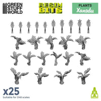Xanadu Pflanzen 25x - 3D-gedrucktes Set 11609