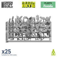 Xanadu Pflanzen 25x - 3D-gedrucktes Set 11609
