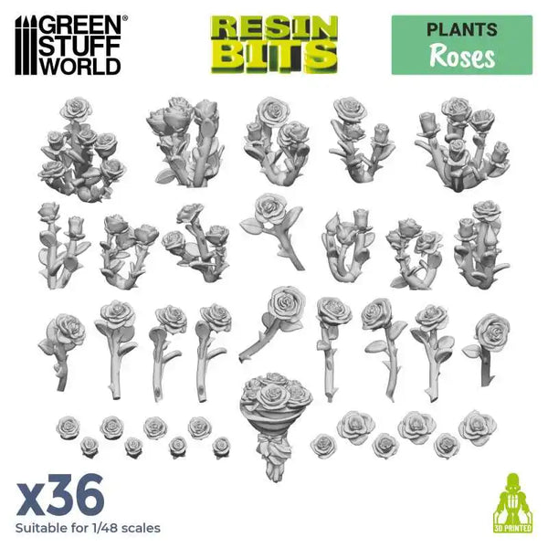 3D-gedrucktes Set – Rosen 11617