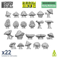 Dicke Champignons x22 - 3D-gedrucktes Set 11621