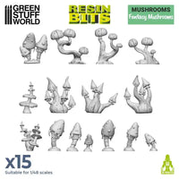 Fantasiepilze 15x - 3D-gedrucktes Set 11622