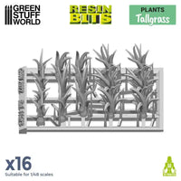 Hohes Gras 16x - 3D-gedrucktes Set 11623