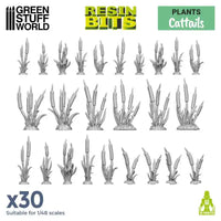 Cattails Pflanzen 30x - 3D-gedrucktes Set 11626