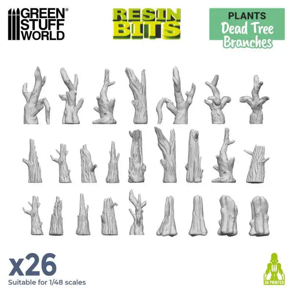 3D-gedrucktes Set – Totholz-Pinsel 11630