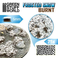 Sträucherbüschel - 6 mm selbstklebend - FROSTED SNOW - BURNT 11787
