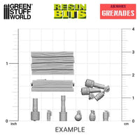 3D-gedrucktes Set – Granaten 12225