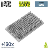 3D-gedrucktes Set – Mikronieten – konisch 12245