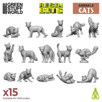 3D-gedrucktes Set - Katzen 12292
