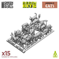 3D-gedrucktes Set - Katzen 12292