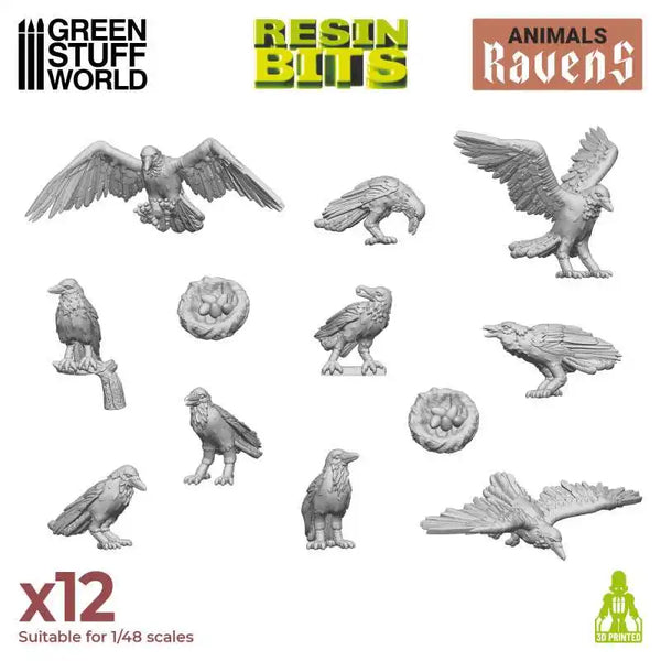 3D-gedrucktes Set - Raben 12293