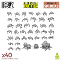 3D-gedrucktes Set – Kleine Spinnen 12296