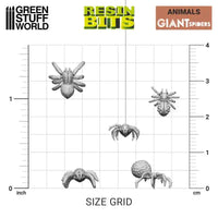 3D-gedrucktes Set – Große Spinnen 12297