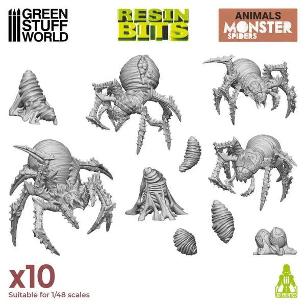 3D-gedrucktes Set – Monsterspinnen 12299