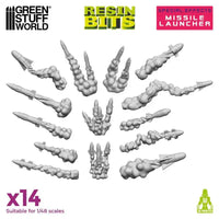 3D-gedrucktes Set – Raketenwerfer-Effekt 14x 12364