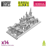 3D-gedrucktes Set – Raketenwerfer-Effekt 14x 12364