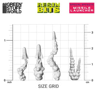 3D-gedrucktes Set – Raketenwerfer-Effekt 14x 12364