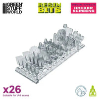 3D-gedrucktes Set – Hacker Screens 26x 12366