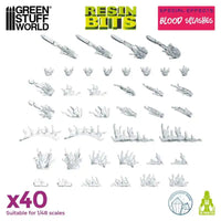 3D-gedrucktes Set – Blutspritzer-Effekt, 40 Stück, 12368