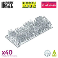 3D-gedrucktes Set – Blutspritzer-Effekt, 40 Stück, 12368