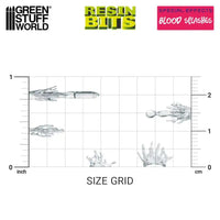 3D-gedrucktes Set – Blutspritzer-Effekt, 40 Stück, 12368