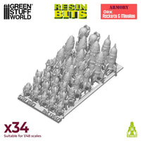 3D-gedrucktes Set: Ork-Raketen und -Geschosse 1 von 48 34x 12647