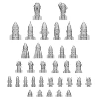 3D-gedrucktes Set: Ork-Raketen und -Geschosse 1 von 48 34x 12647