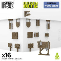 Wood-signs-1:48-1:35 12729