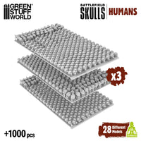 1000x Battlefield Harz-Schädel 1:48-1:35 12743