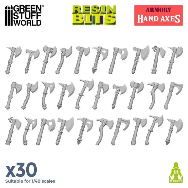 3D-gedrucktes Set – Handäxte 30x 12792