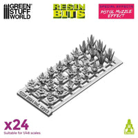 3D-gedrucktes Set – Pistolen-Mündungsfeuer 24x 12913