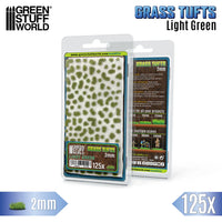 Green Stuff World Static Grass Tufts 2 mm - Light Green 12949