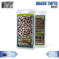 Green Stuff World Static Grass Tufts 2 mm - Burnt Brown 12952