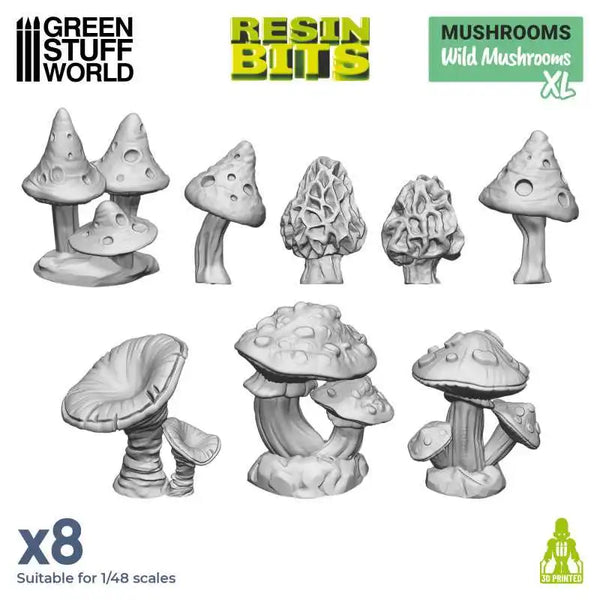 3D-gedrucktes Set – Wildpilze XL 12962