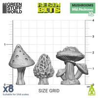 3D-gedrucktes Set – Wildpilze XL 12962